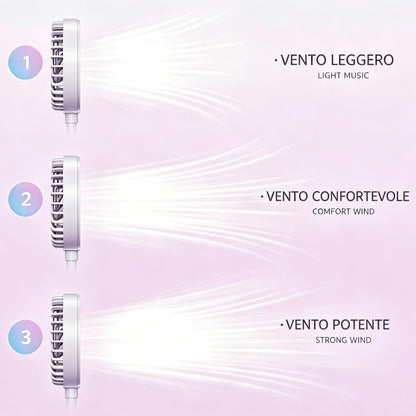 Ventilatore portatile silenzioso
